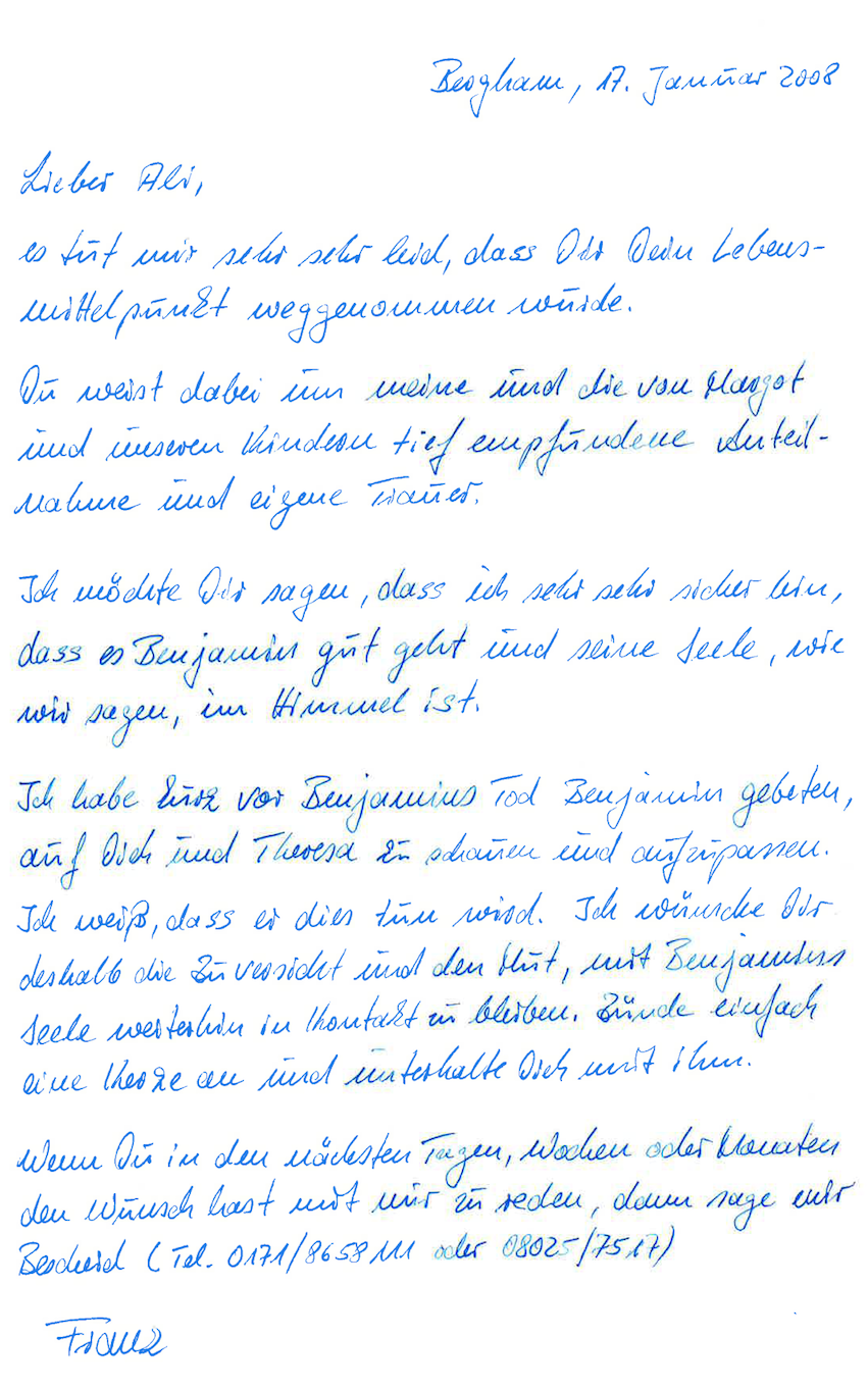 Brief von Onkel